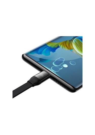 Baseus 66W Makaralı Type-C + Lightning + Micro USB Şarj Kablosu