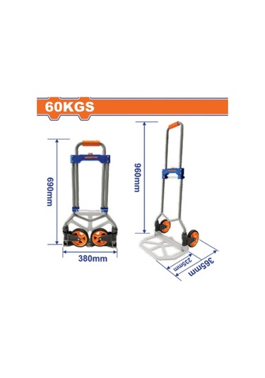 Total Wwb9a06 Katlanır Taşıma Arabası 60 Kg