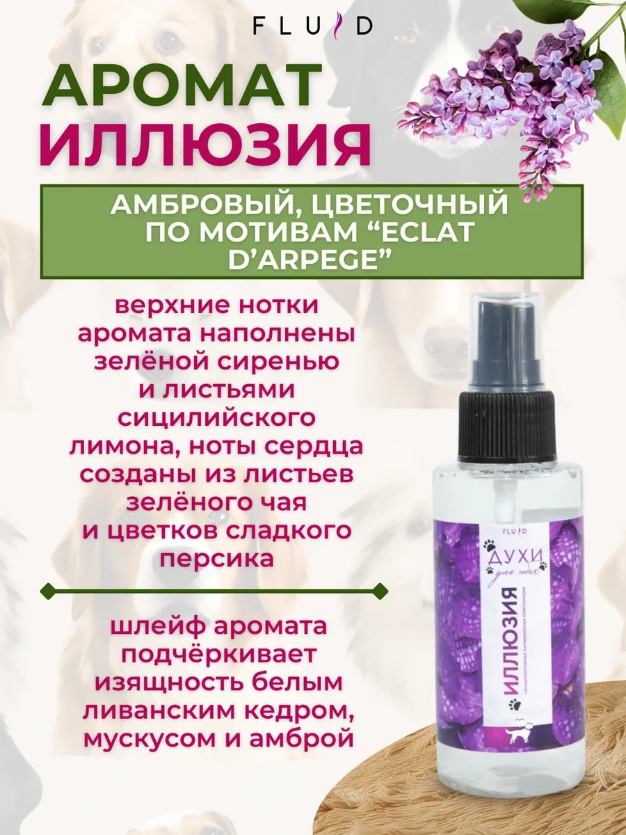 Fluid Köpekler İçin Parfüm 5 Aroma, 5 Ml'den 222176242