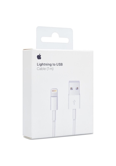 Apple MQUE2ZM/A Lightning To USB Şarj Kablosu 1 M