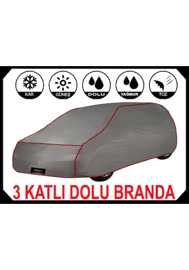 3 Katlı Dolu Darbe Koruyucu Audi Q4 Araba Brandası Oto Branda Araba Çadırı