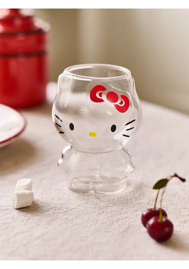 Roomi Figürlü Cam Bardak 285 Ml Hediye Paketiyle 480086051 Beyaz