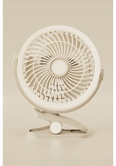 3 Kademe Usb Şarjlı Mandallı 360 Taşınabilir Fan Vantilatör Soğutucu Ys2545