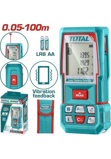Total 0.05 - 100 Metre Lazer Metre Yüksek Kalite Tmt51036