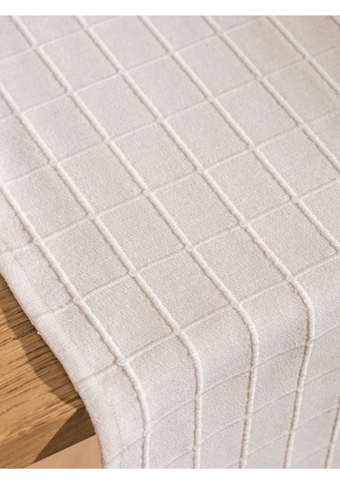 Bej Çizgili Runner 40x120 Cm