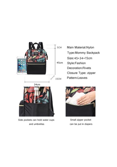 Kadın Sırt Çantası Bayan Omuz Sırt Çantaları Büyük Kapasiteli Anne Bebek Emzirme Çantaları Moda Kadın İş Dizüstü Bilgisayar Sırt Çantası Brown