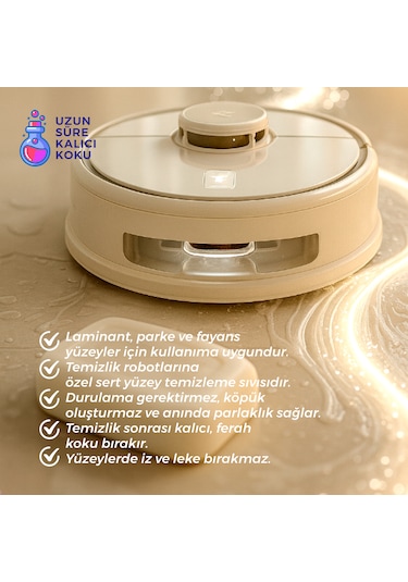 Nilem Robot Süpürge Deterjanı Beyaz Sabun Kokulu 500 Ml Tekli