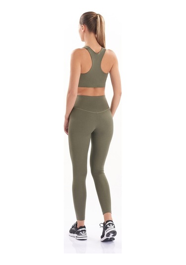 Josejuan Kadın Tayt Uzun Toparlayıcı Yüksek Bel 7101-haki Haki