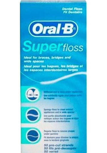 Oral-B Super Floss Diş İpi 50'li x 12 Paket