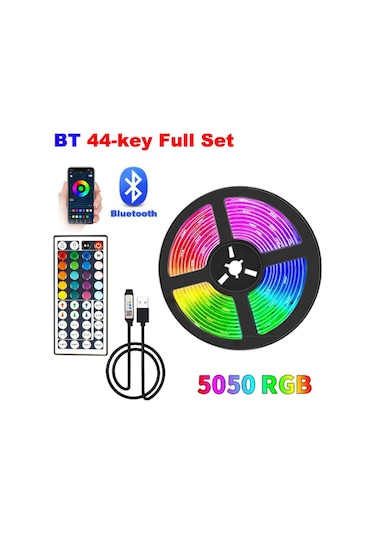 Led Şerit Işık Yatak Odası Led Tv Arkaplan Işığı Bluetooth Uzaktan Neon Işık Rg Şeridi Noel Dekorasyonu Led Aydınlatmalar 56669779