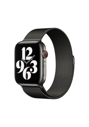 Apple Uyumlu  Watch  9/8/7/6/se Milanese Metal Hasır Kordon 38/40/41mm