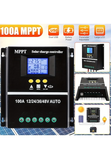 1 Paket 60a Mppt Solar Şarj Regülatörü