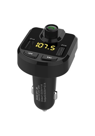 Sones Bluetooth Fm Verici Kablosuz Araç İçi Radyo Adaptörü Müzik Çalar Eller Serbest Arama A Çift Usb Şarj FM Transmitter 53047273