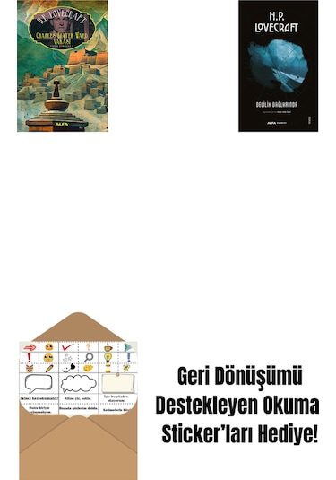 Charles Dexter Ward Vakası + Delilik Dağlarında + Okuma Sticker'ları