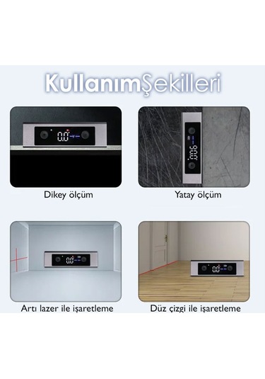 Loyka 5342 Mini Dijital Eğim Ölçer Lazerli