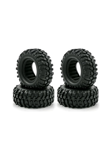 Youmex 1/10 Rc Araba İçin 4 Adet Kauçuk Lastik, Trx4 Scx10 90046 90047 Cc01 Uyumlu, 96mm Dış Çap, 48mm İç Çap, 40mm Genişlik Bjm150