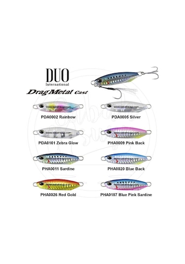 Duo Drag Metal Cast Jig 30Gr. Pha0026 Red Gold