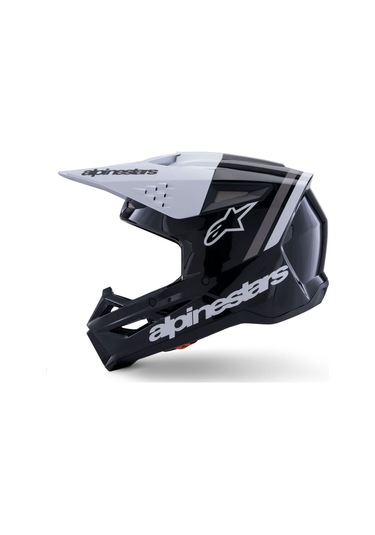 Alpinestars Sm3 Radium Off-Road Cross Kaskı Beyaz - Gri - Siyah