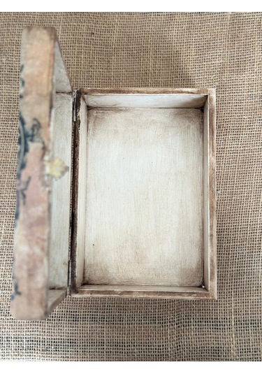 Dekoratif Vintage Saklama Kutusu, Ahşap Mücevher Kutusu, Ev Dekoru