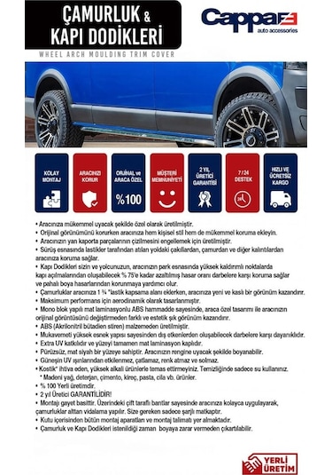 Volkswagen Transporter T5 Kısa Şasi / 2003 - 2009 / Çamurluk Ve K
