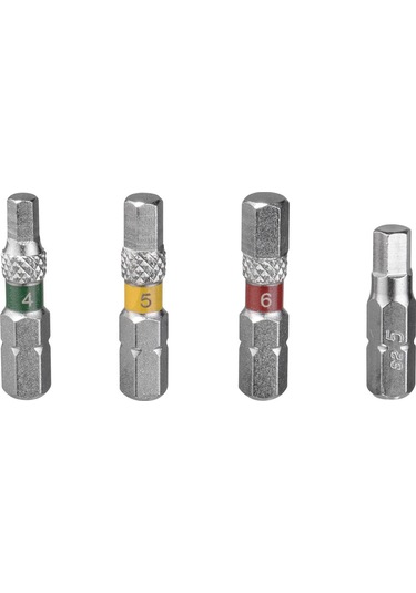 Topeak Allen Bitkit 9 Alyan Uç Seti Cırcır Anahtarlar İçin + 30mm Uzunluk + 9 Farklı Uç Tt2591