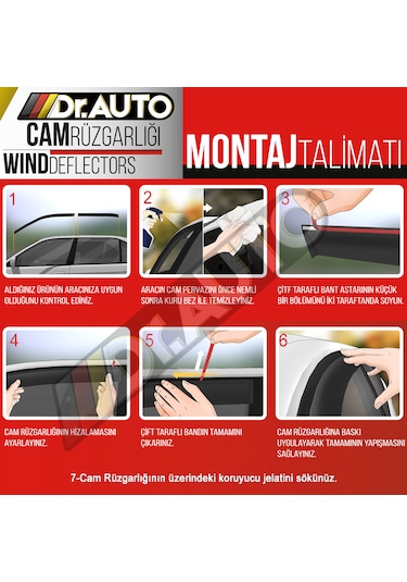 Renault Laguna 2 2001-2008 Arası Cam Rüzgarlığı 4'lü