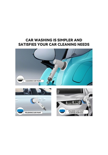 Yaozixa Yeni Elektrikli Temizleme Fırçası Çok İşlevli El Tipi Çelik Yün Elektrikli Bulaşık Yıkama Fırçası Ocak Zemin Temizleme