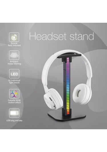 Sones Ajazz Çıkarılabilir Rgb Parlayan Oyun Kulaklığı Standı Usb Alıcı Lambası, Stil: Rgb Model