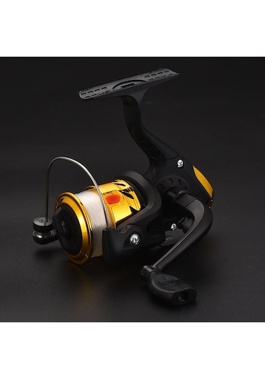 Teltree 200 Tipi Sarı Plastik Olta Makinesi, Lifli Spinning Reel, Versatil Kullanım, Tatlı-salt Su, Halka Ve Deniz Olta İçin, Hafif Ve Dayanıklı