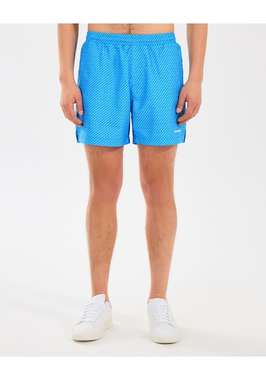 Skechers M 5 Inch Allover Print Swimshort Erkek Mavi Deniz Şortu S2510008-400 Mavi