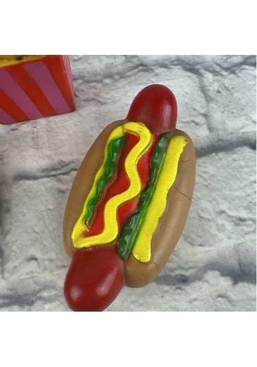 Hot Dog Sesli Köpek Oyuncağı Tdrtr Çok Renkli