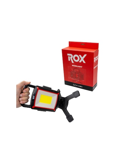 Rox 0225 Şarjlı Açı Ayarlı Projektör Çalışma Led Feneri 2000 Lm