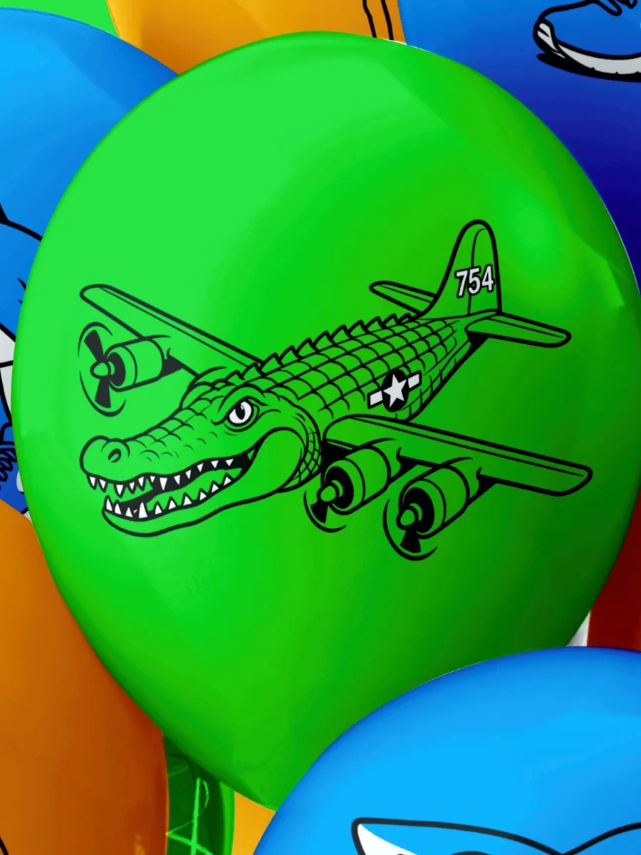 Onlybest İtalyan Hayvanları Mımarları Hava Balonları Seti 443820247 Açık Mavi