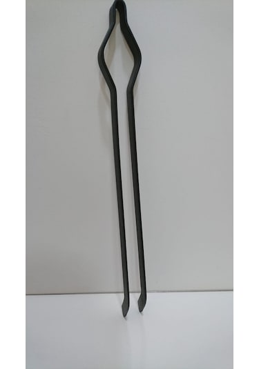 Demir Maşa - Mangal Soba Maşası - Şömine Maşası Ateş Maşası 3 Boy 3'Lü Set 40-50-60Cm