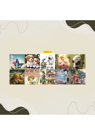 Dekoratif Priz Kaplama Folyosu - Uv Baskılı- Tüm Tekli Anahtar M3 Çok Renkli