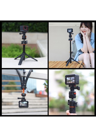 Lemestar Vrıg Ac14 Mini Manyetik Spor Kamera Bağlantı Adaptörü - Gopro Hero 13/12/11/10 Uyumlu, Hızlı Çıkarılabilir, Tripod Montajı