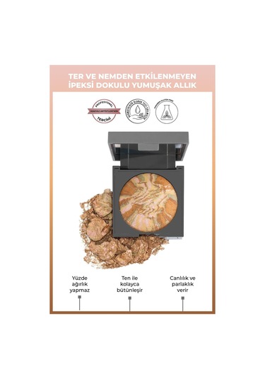 Alix Avien Allık - Baked Blush 101 Marble Peach