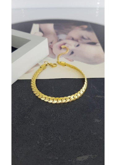 Klasik Çelik Bileklik Sns403429 Gold