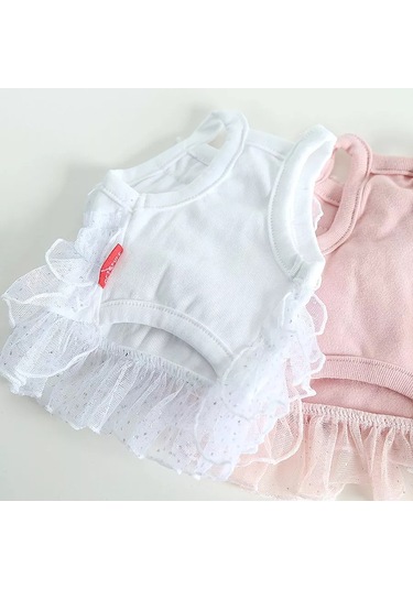 Best Golden Monkey Smok Beyaz Köpek Elbisesi 191666110