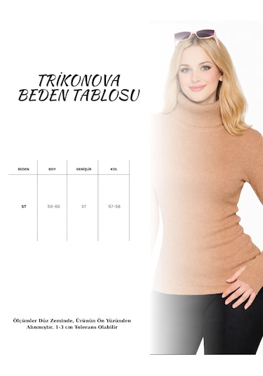 Trikonova Balıkçı Yaka Parmak Detaylı Bisküvü