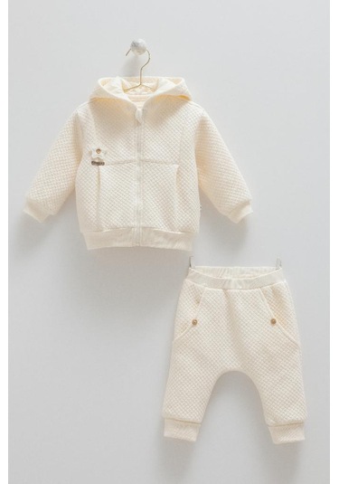 Caramell %100 Pamuk Good Vibes 3'lü Takım Crml.tke2046 Ekru