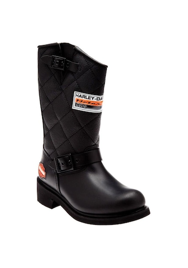 Harley Davidson LACONIA 644 Unisex  BLACK / YAĞLI DERİ Çizme