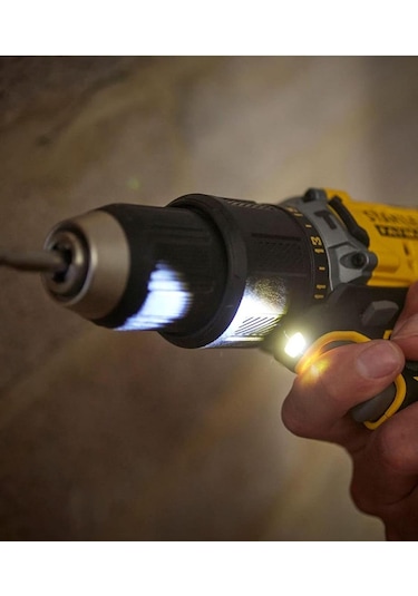 Stanley 18v 2.0ah V20 Li-ıon Çift Akülü Kömürsüz Darbeli Matkap Sbd715d2k-tr