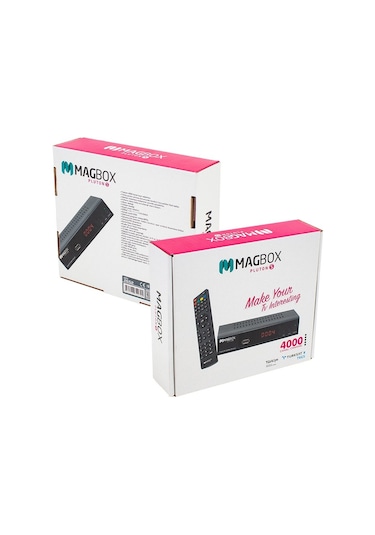 Magbox Pluton S HDMI Scart Girişli Tkgs'li Full HD Uydu Alıcısı