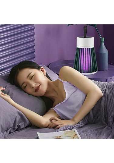 Shineyee Yeşil Usb Şarjlı Sessiz Elektrikli Enjeksiyonlu 365nm Mor Işıklı 20-100m² Ağaçlama Fonksiyonlu Evcil Ve Dış Mekan Uygun Mus Derleyici Lambası Yeşil