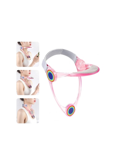 Yetişkin Ayarlanabilir Boyunluk Ev Servikal Omurga Düzeltme Koruyucusu Transparan