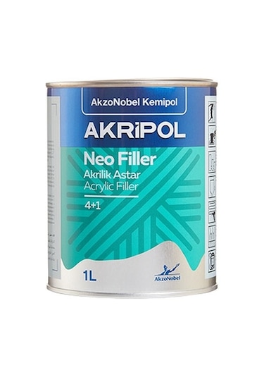 Akzonobel Akripol Neo Filler 4+1 2K Akrilik Astar 1 Litre