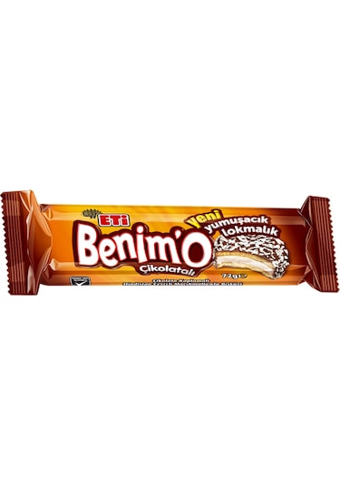 Eti Benimo Lokmalık Çikolatalı 18 x 72 G