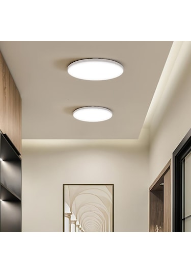 Led Radar Algılama Tavan Lambası Akıllı Panel Işıkları Hareket Sensörü Lamba Koridorlar Koridor Koridor Merdivenler Ev Tavan Işık 20w