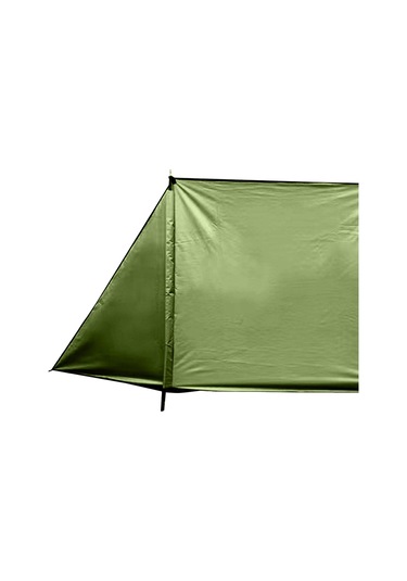 Suntek Açık Cam Rüzgar Koruyucu Soba Ön Piknik Üçgen-450cmx140cm-yeşil Yeşil